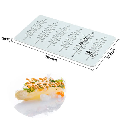 New Various Leaves Geometric flower Silicone Cake Lace Mold Cake Decorating Tool Border Decoration Lace Mold kitchen Baking Tool