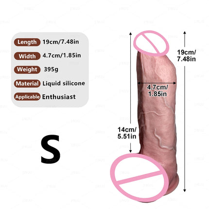 Super Realistic Dildo Adult Sex Toys Medical Silicone Penis Anal Vagina Masturbator Big Dildo With Suction Cup Adult supplies