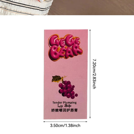 Gegebear Delicate and Moisturizing Lip Balm, Colorless Lip Care, Summer Moisturizing and Hydrating, Lipstick Primer, Lip Balm for Beauty, Moisturizing and Repairing, Anti-Dry and Anti-Cracking, Refreshing and Non-Sticky, Long