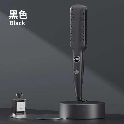 Korean-style wide-plate styling hair straightener and curler, dual-use hair straightener, straightening comb