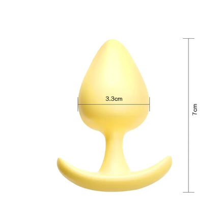 3pc/Set Silicone Butt Plug Ease-in -Anal Plugs Training Set Expandable Beginner Anales Beads Beginner Soft Silicone Anal Plugs