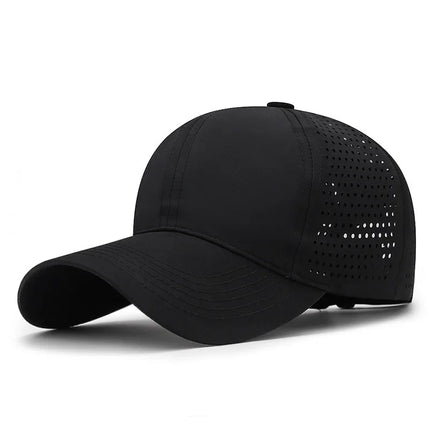 Breathable Mesh Baseball Cap Unisex  Casual Style Polyester Hat Lightweight Solid Color Adjustable Sun Cap for Outdoor