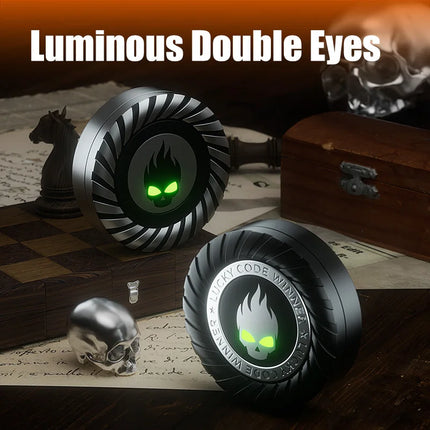 Little devil Metal Ratchet luminous Fidget spinner EDC Fidgeting toys Stress - relieving juguetes sensoriales adulto kids gift