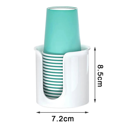 Acrylic Disposable Paper Cups Holder Cosmetic Cotton Storage Rack Bathroom Mouthwash Cup Dispenser Makeup Table Organizer