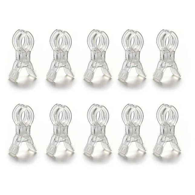 5-10pc Non-slip Balloon Arch Clip Transparent Plastic Multipurpose Spring Clamp Durable Windproof Clips Balloon Photography Deco