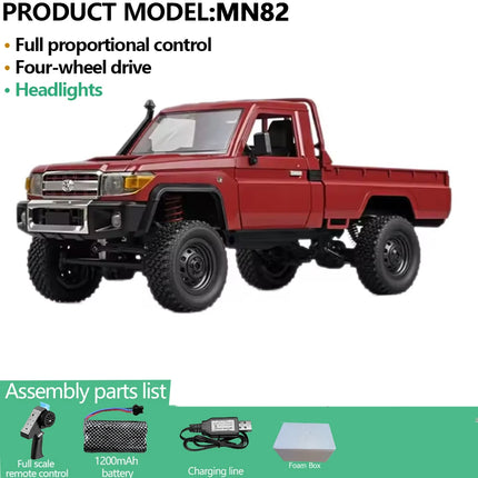 MN82 MN82PRO MN82S MN82T RC Car 1/12 4WD 2.4G Remote Control Car Climbing Off-road RC Crawler LED Light Truck RC Toys As Gift