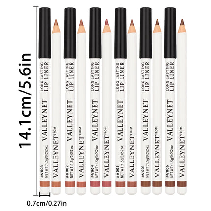 3pcs/set Lip Liner Eyeliner Set  Long Lasting Matte Waterproof Lipstick Lip Liner Women's Lip Makeup, Matte Lip Liner