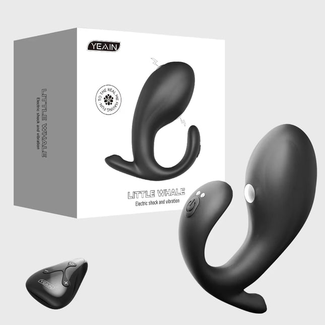 Powerful Wearable Anal Butt Plug Vibrator 12 Vibration 7 Electric Shock Butt Plug With Wireless Remote Sex Toys for Men Women