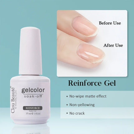 Clou Beaute Gel Nail Polish Neon Brown Royal Blue Red Green Pastal Nude Nail Art Varnishes Gel Lacquer HEMA/TPO FREE UV Gel Nail