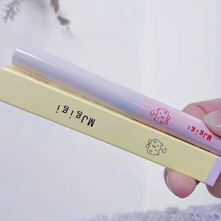 Silk Fiber Black Mascara Natural Curling Lengthens Ultra-Fine Eyelashes Women's Professional Waterproof Makeup Cosmetic Mascara