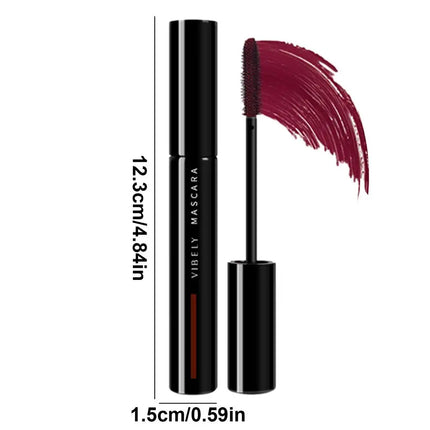 1pcs Colorful Mascara Curling Thicking Eyelashes Extension Waterproof Volumizing Blue Mascara Long Lasting Non-Smudge Cosmetic