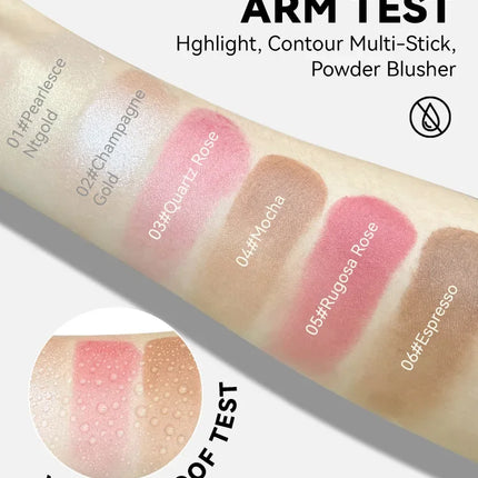 Makeup Face Contouring Bronzer Stick Multifunctional Highlighter Brightening Silkworm Blusher Rouge Cream Modify Concealer Pen