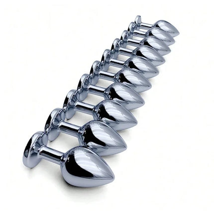 2025 Hot Metal Anal Plug Jewelry Base Beginner To Expert Butt Tail Plug Female Male G-Spot Anus Sex Toys for Couples Adult Games