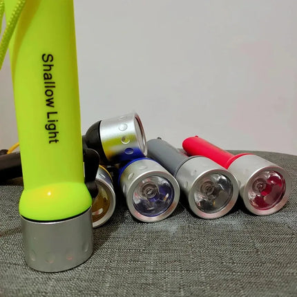 Led Professional waterproofing Diving Flashlight Strong Underwater Lighting Home Outdoor Emergency Lighting High Beam Flashlight