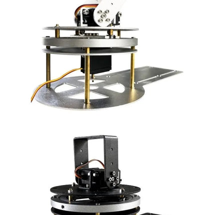 2 DOF Robot Manipulator Metal Servo DS3218 Mechanical Rotating Gimbal For Arduino Robot DIY Kit Programmable Turntable Platform