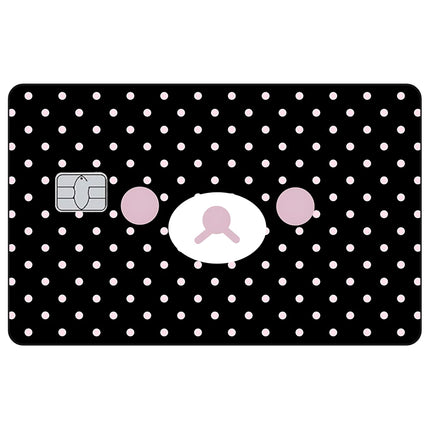Cartoon Cute Credit Card Skin Stickers Rilakkuma Matte Sticker for VISA JCB MasterCard and Other IC Bank Card Decoration