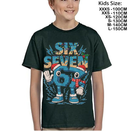 67 brainrot Meme Steal A BrainRot Italian Cartoon T-shirt  Kids Children Summer Cotton Casual Tshirts Funny Tees T Shirts