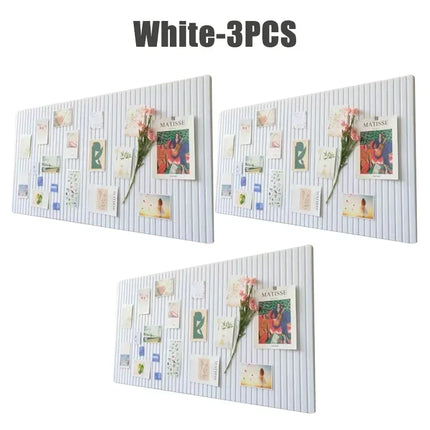 1-5PCS Felt Wall Stickers Kindergarten Work Display Bulletin Board Photo Wall Backdrop Living Room TV Background Wall Decoration