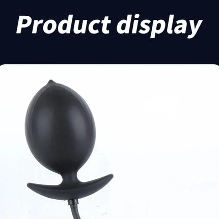 2026Magnetic Suction Inflatable Anal Plug with Built-in Steel Beads Big Dildos Vaginal Expander Men Butt Dilator Couple Sex Toys