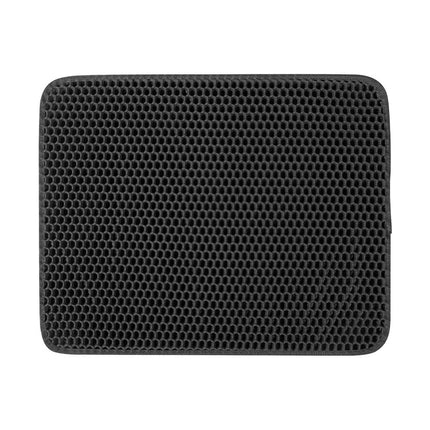 Cat Litter Mat Non Slip Big Pet Litter Box Filter Mat Double Layer Wear Resistant Waterproof Cat Litter Mat Pet Clean Supplies
