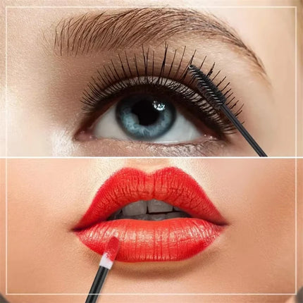 100/200pcs Disposable Eyelash Brushes Lip Brush Applicator Portable Mascara Wands Lash Brushes for Eyelash Extension Makeup Tool