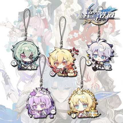 Honkai:Star Rail Phainon Mydei Chimeras Pet Acrylic Cellphone Strap Lanyard For Mobile Phone Case Keychain Key Chain Cover Hang