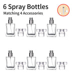 6pcs 1 / 30ml / Glass
