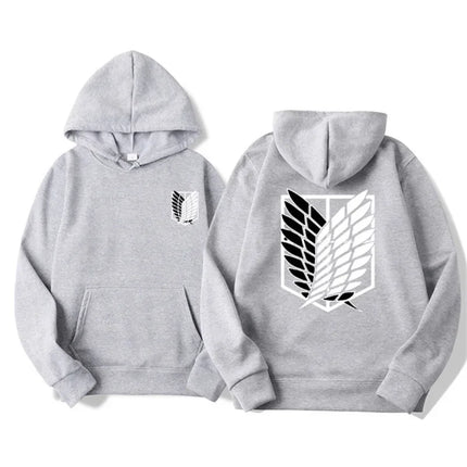 Attack on Titan Men's Hoodies Anime Hoodies Men and Women Streetwear Pullover Harajuku Shingeki No Kyojin Hoodies Sweatshirt