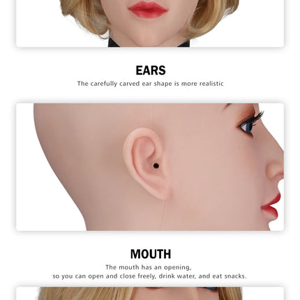 High-Quality Silicone Face Masks Crossdresser Fake Faces Drag Queen Stage Performance Cosplay Crossdressing Sissy Transgender