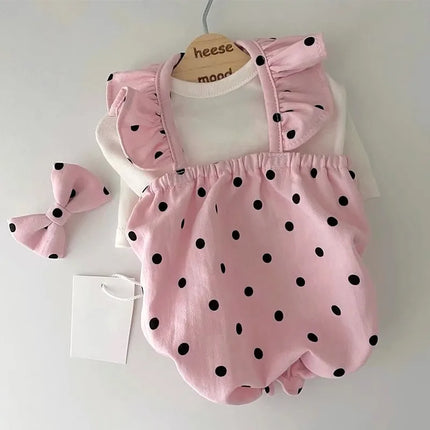 Cute Pet Dog Dress Dot Dog Summer Clothes Puppy Skirt Chihuahua Bichon French Bulldog Clothing Thin Girl Dog Costume Cat Dresses