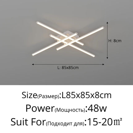 Fixtures Ceiling Light Geometric Aesthetics For Living Room Bedroom Dining Room Black Chandelier Ceiling Lamp Fixtures Home Lamp