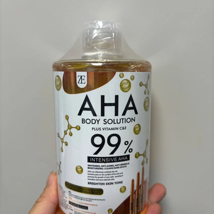 500ml AHA Body and Face Serum Water Moisturizing and Smoothing Facial Skin Arbutin Body Essence Water