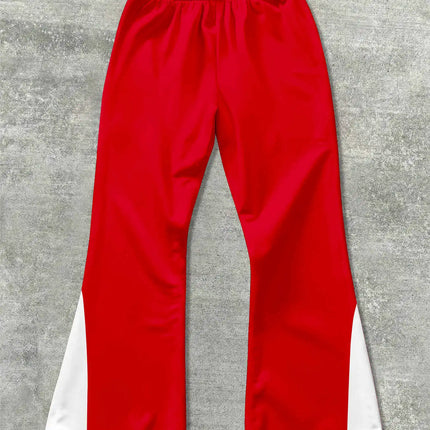 Y2k Flared Pants Men Loose 3D Print Trousers Casual Sweatpants Mid Waist Sporty Female Clothes Streetwear Hip Hop Vintage Pants