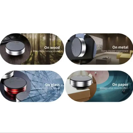 Bone Conduction Wireless Speaker, 5W Surging Sound Quality, Portable and Portable Audio for Kitchen/Bedroom/Outdoor. The Bone Co