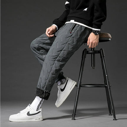 New Big Size Winter Pant Men Thick Fleece Lined Jogger Cotton Padded Warm Work Trouser Male Plus Large Sweatpant 9XL 10XL Autumn