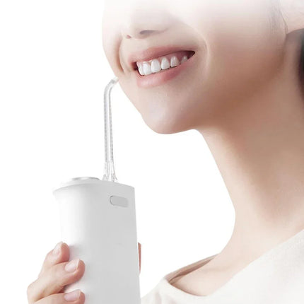 MIJIA Oral Irrigator F400,Portable Cordless Water Dental Flosser Teeth Pick,4 Mode,200ml Water Tank,Electric Waterflosser