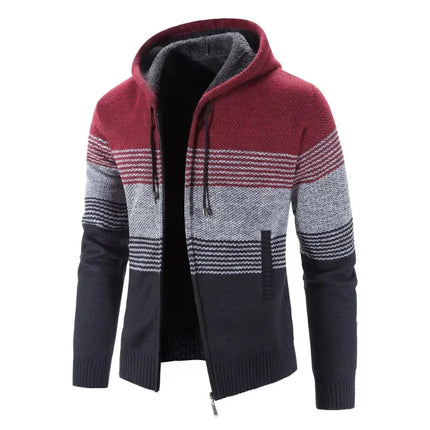 LEGIBLE 2025 Men's Sweaters Autumn Winter Wool Zipper Cardigan Sweaters Man Casual Knitwear Sweatercoat Male