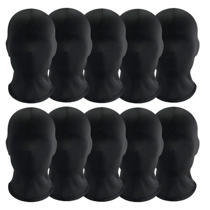 Non Hole Full Face Mask All-round Protection Wind-Protection Balaclava Hat Breathable High Elasticity Headgear for Men and Women