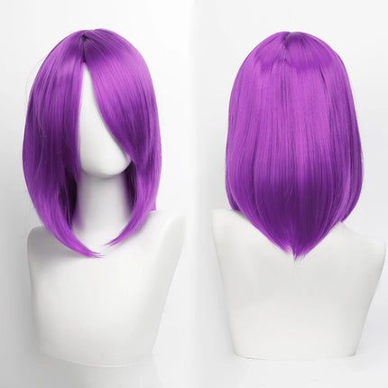 Synthetic Medium Length Cosplay Wig, Adjustable Headband,Multiple colors