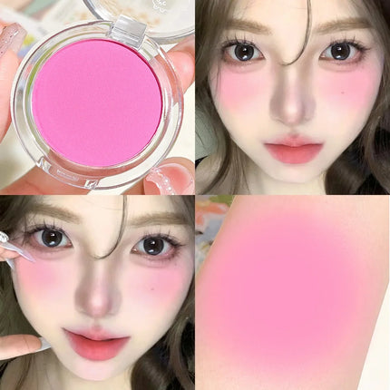 Face Waterproof Face Contouring Cosmetics Blush Matte Natural Cheek Tint Brighten Blusher Powder Women Makeup Tools