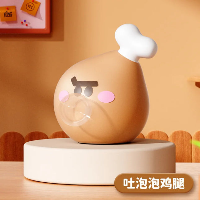 Cute Food Series Spitting Bubbles Squishy Squeeze Toys Anxiety Stress Relief Sensory Antistress Toys For Adults Kids Toys Gifts