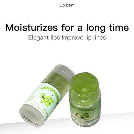 Herorange Lip Flower Elegant Lip Balm Long-Lasting Moisturizing Refreshing Non-Sticky Prevents Dryness and Reduces Lip Lines Primer Christmas Gift