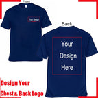 Navy (chest back) / M / No