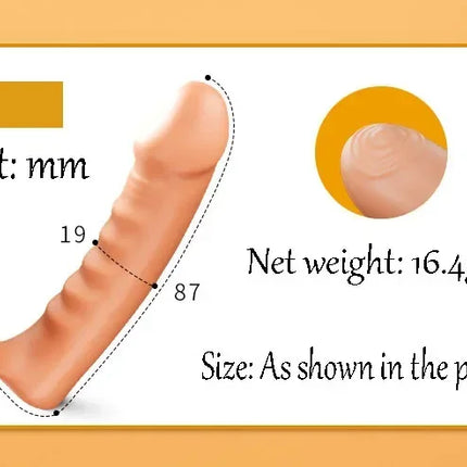 SM G-Point Stimulation Finger Orgasm Clitoris Vaginal Stimulator Sex Toys for Women Masturbator Brush Finger Sleeve Adult Games