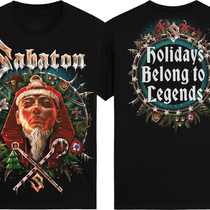 Sabaton Swiss Classic Band Print Women Men Short Sleeve Attack of The Dead Men T-shirt Casual Cotton Street Y2k Oversized Tees