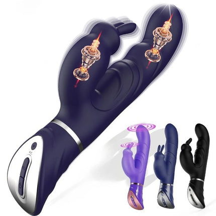 Women Dildo Rabbit Vibrator Powerful Vibration Clit G-spot Vaginal Nipple Stimulator Massager Female Orgasm Masturbator Sex Toys