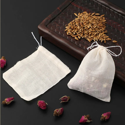 Cotton Tea Bags 50pcs / Sachets Thé Coton 50pcs