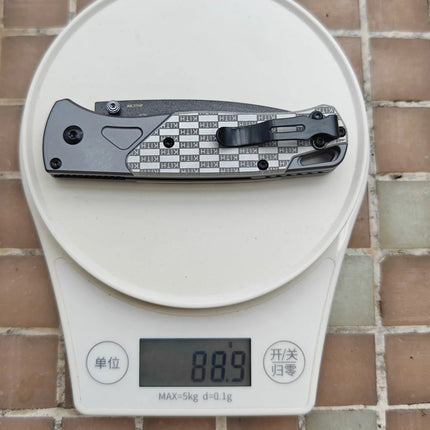 JUFULE 535 KITH Bugout Aluminum Handle Ball Bearings Mark M390 Pocket EDC Tool Camping Hunting Fish Utility Folding Blade Knife