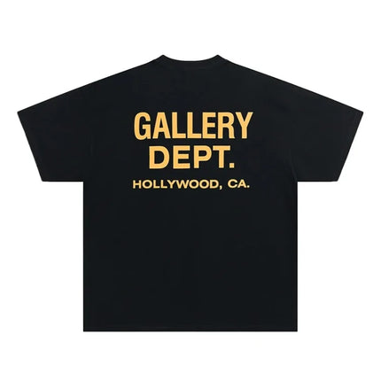 2026 New Men's GALLERY DEPT T-shirt Printed Large Cotton Street Wear T-shirt Summer Casual Short Sleeve Top Trendy High Quality