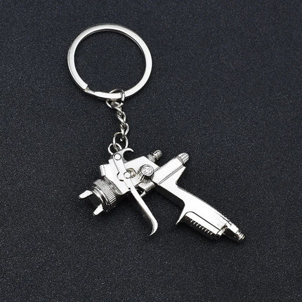 Creative Gear Head Keychain Speed Gearbox Keyring For Car Key Turbo Hub Brake Disc Pendant Shock Absorber Keys Holder Chain Ring